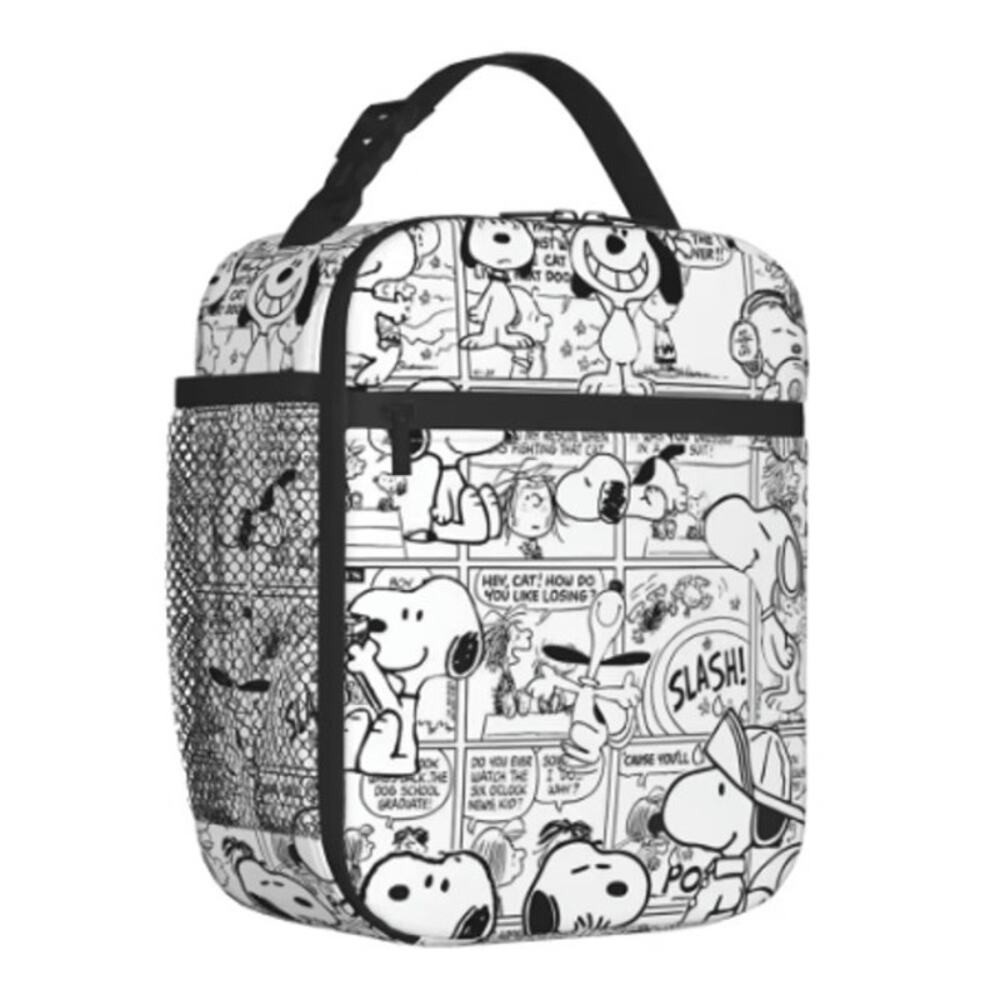 New Snoopy Comic Strip Insulated Lunch Bag/Bento Box, For Work or School